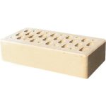 Кирпич облицовочный слоновая кость гладкий 250*120*65мм стандартная стенка М150кг/см2 щелевой Ярославль