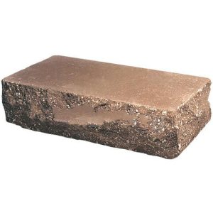 Кирпич облицовочный угловой коричневый скол скала 225*90*65мм М250кг/см2 полнотелый Судогодский