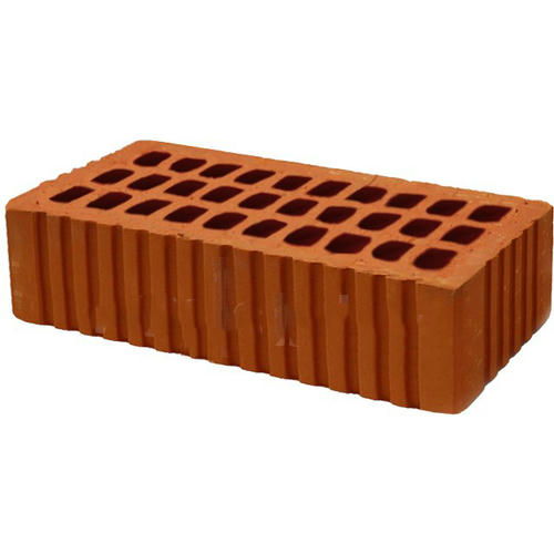 Кирпич строительный красный рифленый 250*120*65мм М150кг/см2 щелевой Михнево