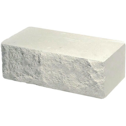 Кирпич облицовочный ложок белый скол скала 250*90*88мм М250кг/см2 полнотелый Судогодский