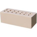 Кирпич облицовочный слоновая кость гладкий 250*85*88мм утолщенная стенка 20мм М300кг/см2 щелевой Железногорск