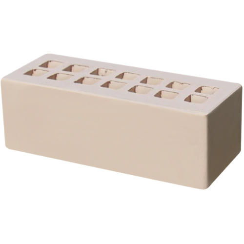 Кирпич облицовочный слоновая кость гладкий 250*85*88мм утолщенная стенка 20мм М300кг/см2 щелевой Железногорск