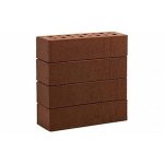 Кирпич облицовочный коричневый тростник 250*120*65мм утолщенная стенка 20мм М175кг/см2 щелевой ЛСР Кирпич лицевой