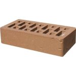 Кирпич облицовочный эмират темный рустик 250*120*65мм утолщенная стенка 18-20мм М150кг/см2 щелевой Старый Оскол