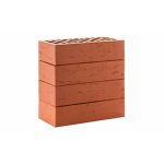 Кирпич облицовочный темно-красный рустик 250*120*65мм утолщенная стенка 20мм М175кг/см2 щелевой ЛСР