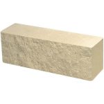 Кирпич облицовочный брусок слоновая кость скол классический 250*60*88мм М250кг/см2 полнотелый Судогодский