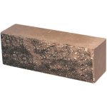 Кирпич облицовочный брусок коричневый скол скала 250*50*88мм М250кг/см2 полнотелый Судогодский