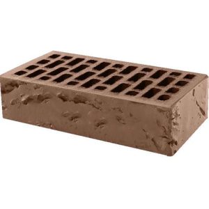 Кирпич облицовочный шоколад кора дерева 250*120*65мм стандартная стенка М150кг/см2 щелевой КС-Керамик