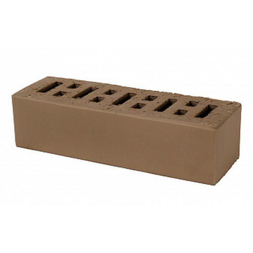 Кирпич облицовочный пустотелый Lode Brunis гладкий, 250*85*65 мм