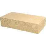 Кирпич облицовочный угловой соломенный скол классический 225*100*65мм М250кг/см2 полнотелый Судогодский