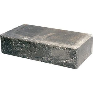 Кирпич облицовочный ложок черный скол скала 250*90*65мм М250кг/см2 полнотелый Судогодский