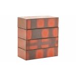 Кирпич облицовочный красный пестрый гладкий 250*120*65мм М400кг/см2 полнотелый ЛСР Кирпич лицевой