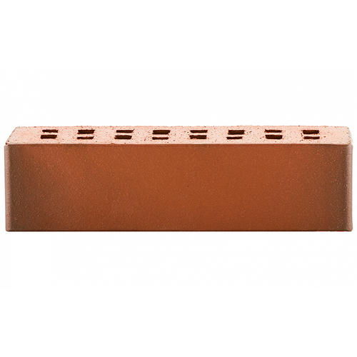 Кирпич облицовочный клинкер красный флэшинг "Ноттингем" гладкий 250*85*65мм стандартная стенка М300кг/см2 щелевой ЛСР Клинкер фасадный — изображение 2