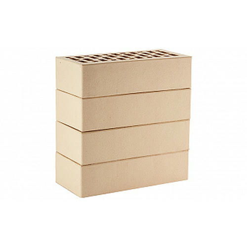 Кирпич облицовочный ЛСР слоновая кость гладкий М175 250*120*65 мм