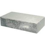 Кирпич облицовочный ложок серый скол скала 250*90*65мм М250кг/см2 полнотелый Судогодский