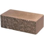 Кирпич облицовочный ложок коричневый скол классический 250*100*88мм М250кг/см2 полнотелый Судогодский