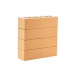 Кирпич облицовочный клинкер пшеничный "Валенсия" гладкий 250*85*65мм стандартная стенка М300кг/см2 щелевой ЛСР Клинкер фасадный