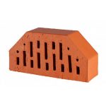 Кирпич облицовочный фигурный пустотелый Lode Janka F7 гладкий, 250*120*65 мм