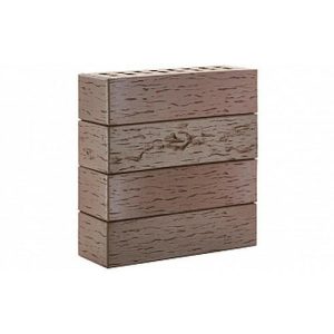 Кирпич клинкерный ЛСР темно-терракотовый флэш Брюгге береста M300, 250*85*65 мм