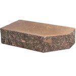 Кирпич облицовочный фигурный Ф-1 коричневый скол классический 225*100*65мм М250кг/см2 полнотелый Судогодский