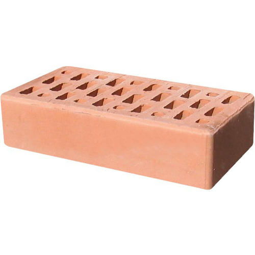 Кирпич облицовочный абрикос гладкий 250*120*65мм стандартная стенка М150кг/см2 щелевой Ярославль