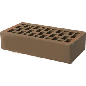 Кирпич облицовочный баварская кладка гладкий 250*120*65мм стандартная стенка М150кг/см2 щелевой BRAER