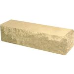 Кирпич облицовочный брусок угловой соломенный скол скала 225*50*65мм М250кг/см2 полнотелый Судогодский