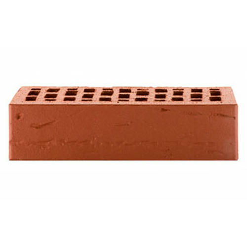 Кирпич облицовочный темно-красный рустик 250*120*65мм утолщенная стенка 20мм М175кг/см2 щелевой ЛСР — изображение 2