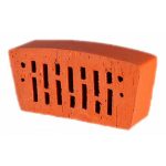 Кирпич фигурный пустотелый (лекальный R-750) Lode Janka гладкий, 250*120*65 мм