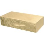 Кирпич облицовочный ложок соломенный скол классический 250*100*65мм М250кг/см2 полнотелый Судогодский