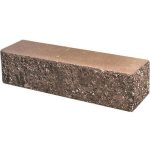 Кирпич облицовочный брусок угловой коричневый скол классический 225*60*65мм М250кг/см2 полнотелый Судогодский