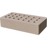 Кирпич облицовочный серый скала 250*120*65мм утолщенная стенка 20мм М200кг/см2 щелевой Железногорск