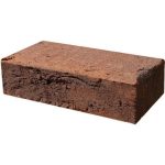 Кирпич облицовочный ручной формовки старый замок (Р) рельефный 200*100*55мм М150кг/см2 полнотелый Голицыно