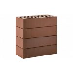 Кирпич облицовочный ЛСР коричневый флэш гладкий М175 ТУ, 250*120*65 мм