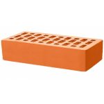 Кирпич облицовочный красный гладкий 250*120*65мм стенка стандартная М200кг/см2 пустотелый Volgabrick