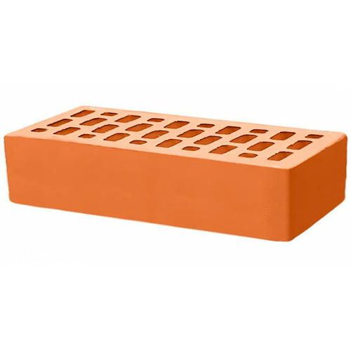 Кирпич облицовочный красный гладкий 250*120*65мм стенка стандартная М200кг/см2 пустотелый Volgabrick