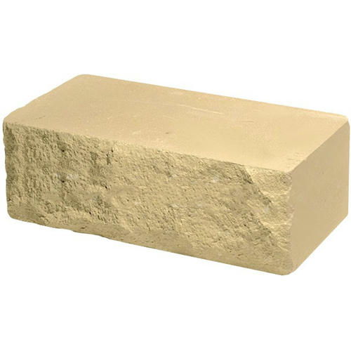 Кирпич облицовочный ложок соломенный скол скала 250*90*88мм М250кг/см2 полнотелый Судогодский