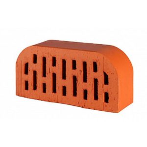 Кирпич облицовочный радиусный пустотелый Lode Janka F14 гладкий, 250*120*65 мм