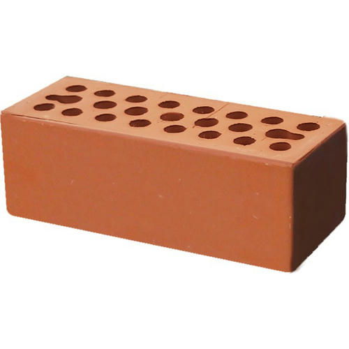 Кирпич облицовочный красный гладкий 250*85*88мм стандартная стенка М175кг/см2 щелевой Керма