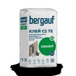 Клей для керамогранита, природного и искусственного камня Bergauf Granit 25 кг
