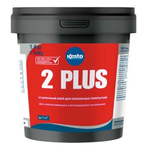 Клей для напольных покрытий усиленный KESTO 2 Plus 1,4кг