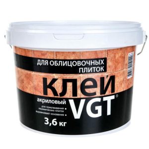Клей для облицовочных плиток VGT 3,6 кг