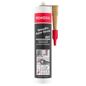 Клей монтажный каучуковый PENOSIL speedfix Super Strong 907 сверхпрочный 280мл бежевый