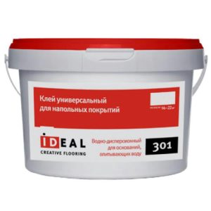 Клей Ideal 301 для бытовых ПВХ-покрытий 1,3 кг