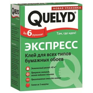 Клей обойный Quelyd Экспресс для бумажных обоев 180 г