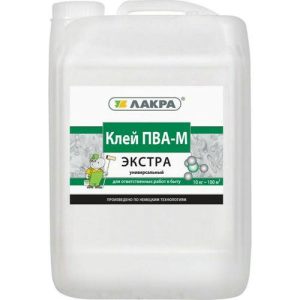 Клей ПВА Лакра Экстра универсальный 10 кг