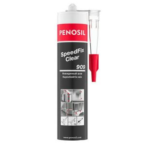 Клей монтажный каучуковый PENOSIL speedfix Clear 909 быстрый 280мл бесцветный