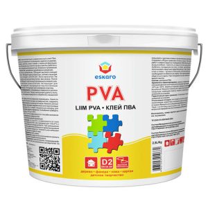 Клей ПВА Eskaro PVA 2,5л универсальный