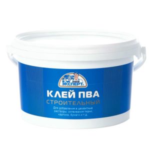 Клей ПВА ЭКСПЕРТ строительный 0,9 кг