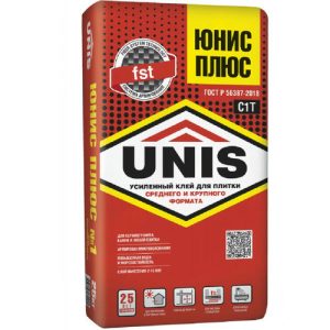 Клей плиточный Unis Profi Плюс 20 кг